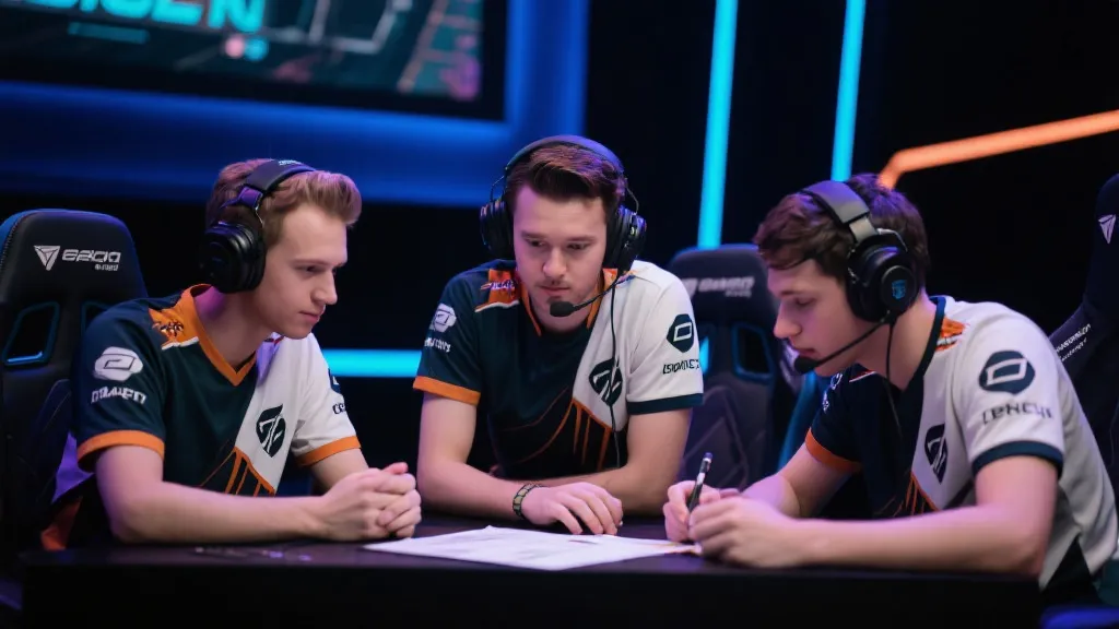 电竞战队赛前战术准备